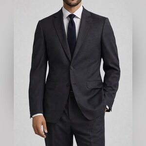 Charcoal Gray Men's Ermenegildo Zegna 2 piece Suit 42L 34x31